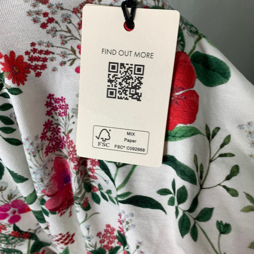 NEW Ted Baker London Women's 3 6 8 Shirt Top Crew neck Career Floral Clari BB2 - Picture 5 of 9